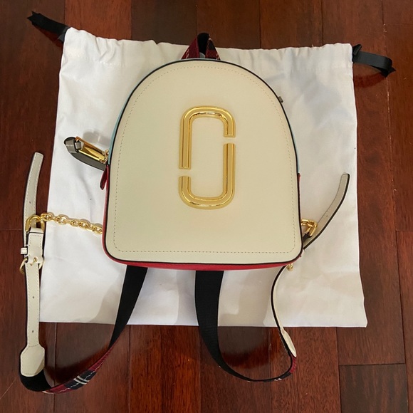 logo strap pack shot backpack